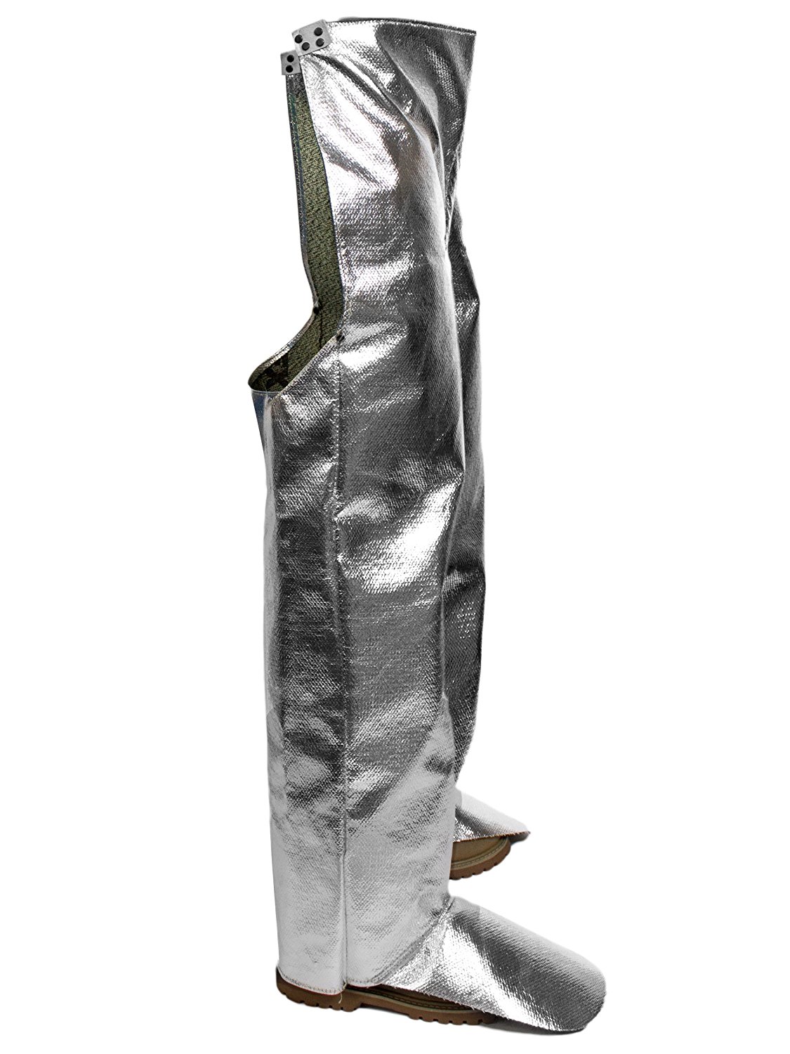 19 oz. Aluminized Carbon Armour Silvers Chaps - Aluminized